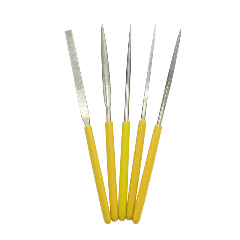 Besdia PF-100 gyémántfájl, kézben tartható, vegyes típusú fájl, egyszálas szemcse, fémhez, kerámiához és jádéhoz