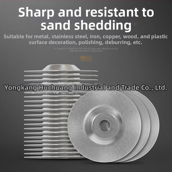 Diamantový brúsny disk, zrnitost 400–1000, maximálna rýchlosť 20000 ot./min, vhodný na brúsenie a leštenie kovov a nefritu.