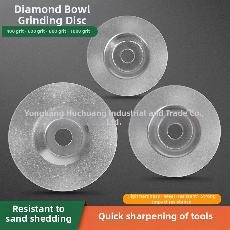 Diamantový brúsny disk, zrnitost 400–1000, maximálna rýchlosť 20000 ot./min, vhodný na brúsenie a leštenie kovov a nefritu.