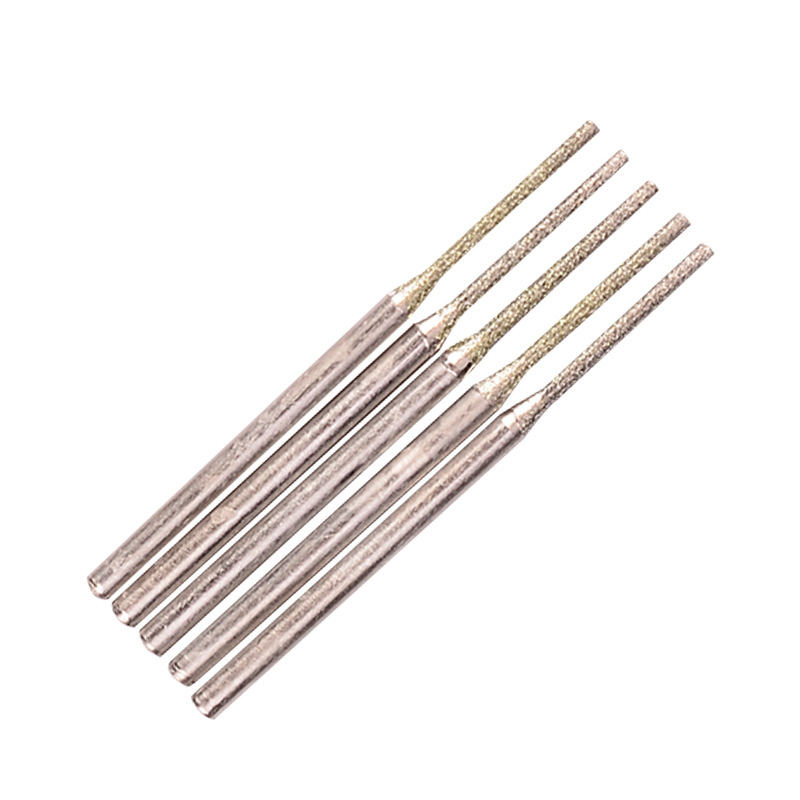 Hexing Jade Carving Drill Bit with Diamond-Emery Head for Jadeite and Agate