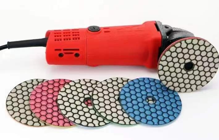 Diamantski disk za poliranje mramora, vezan smolom, za suho brušenje, sinterirani, industrija kamen, marka Cow Ball, težina 0.1