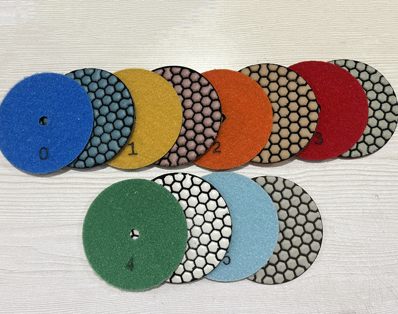 Diamantski disk za poliranje mramora, vezan smolom, za suho brušenje, sinterirani, industrija kamen, marka Cow Ball, težina 0.1