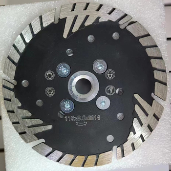 Cosmic Front flánzos gyémánt vágó lap gránit és márványhoz, cápafog, háromszög hullám, forrópréselt, modell 115