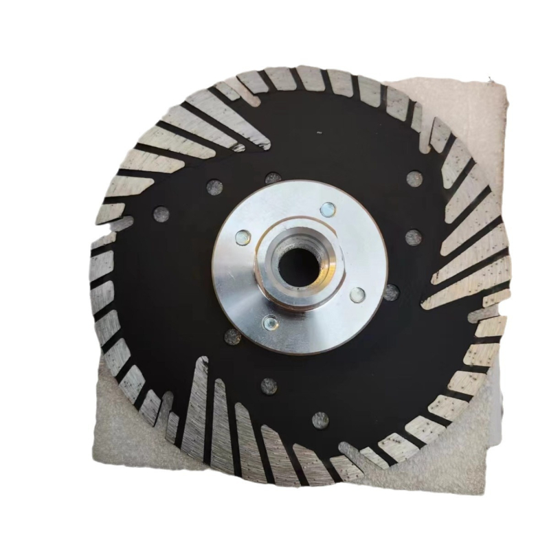 Cosmic Front flánzos gyémánt vágó lap gránit és márványhoz, cápafog, háromszög hullám, forrópréselt, modell 115