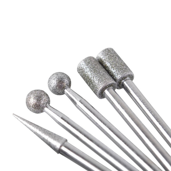 Cap cilindric de șlefuire din diamant; granulație A; pentru prelucrarea jadului, rotunjirea colțurilor și canelarea