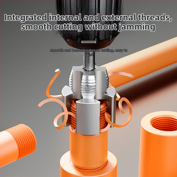 Sada závitovania PPR vodovodných potrubí s vnútorným a vonkajším závitom, integrovaný otvárač závitov, vŕtanie a oprava závitov, 46 bodov
