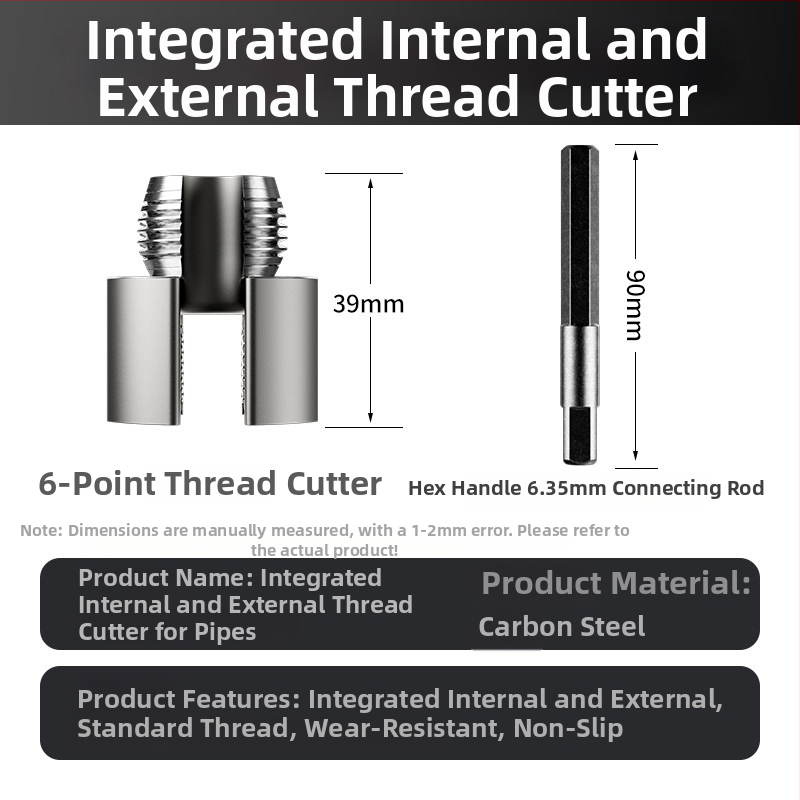 Sada závitovania PPR vodovodných potrubí s vnútorným a vonkajším závitom, integrovaný otvárač závitov, vŕtanie a oprava závitov, 46 bodov