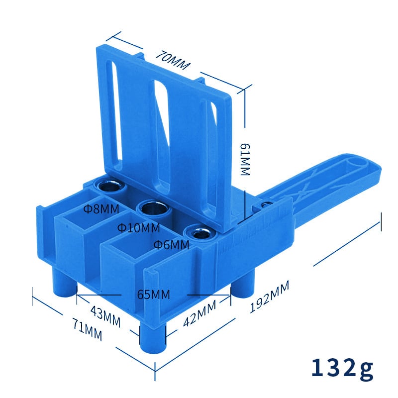 Asztalos eszköz: egyenes lyuk jelölő és deszkák szereléséhez