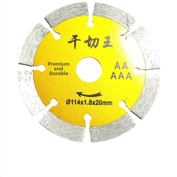 Gyémánt vágó korong száraz vágáshoz, hornyolt kialakítással, márványhoz, kőhöz és csempéhez, Dry Cut King modell