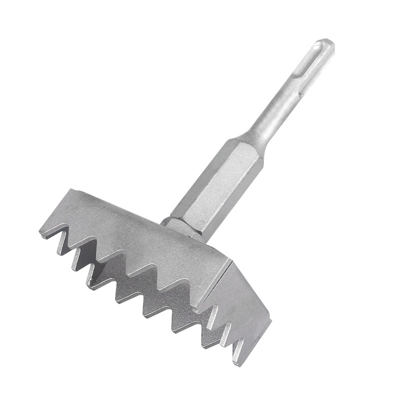 Villanyszerelőknek szánt falba való négyszögletes fogantyúval rendelkező lyukasztó eszköz 86-os dobozokhoz; kopásálló fúrófej.