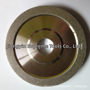 Elektroplirano diamantni ravni brusni disk, legirani, 100×10×20×10