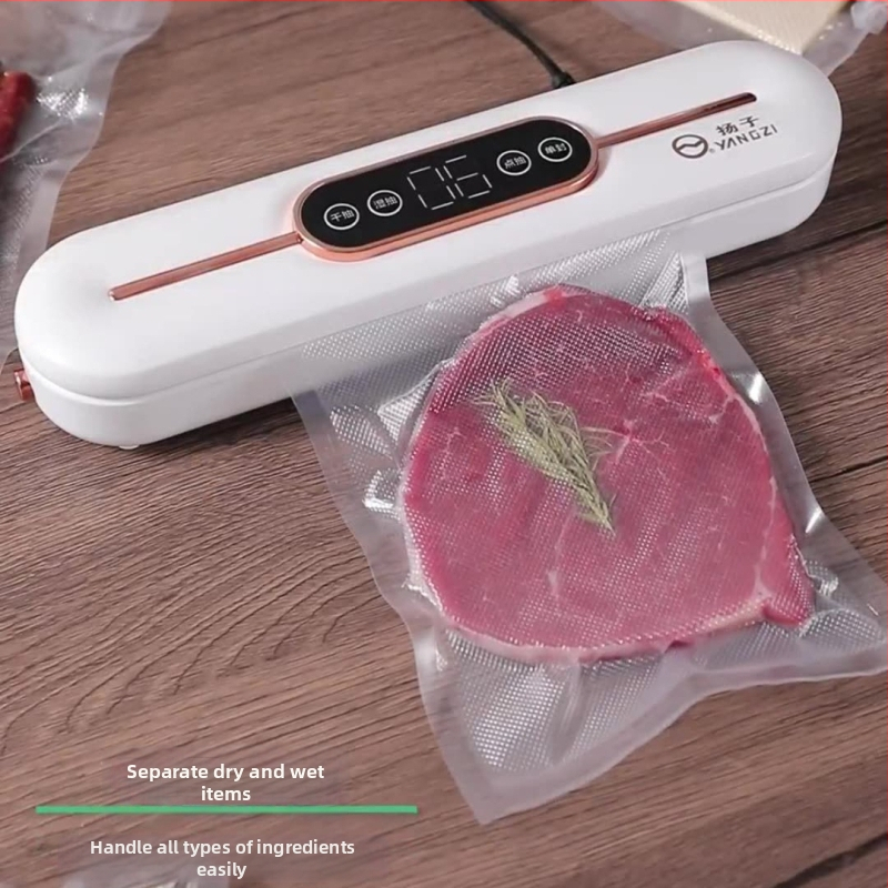 Domáca vákuová balička, automatické uzatváranie, ABS telo, 90W, 110–220V