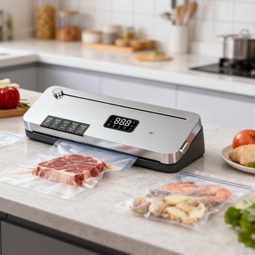 Domaća vakuumska mašina za zatvaranje – mokro i suho vakuumiranje, model Tc-vsh2079, 50 Hz, -60 kPa