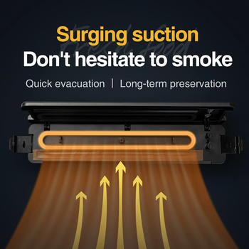 Kućni vakuumski stroj za zatvaranje hrane – Hy49, Xin hongyi; kapacitet 500-1000 ml; kućište ABS; izravno napajanje.