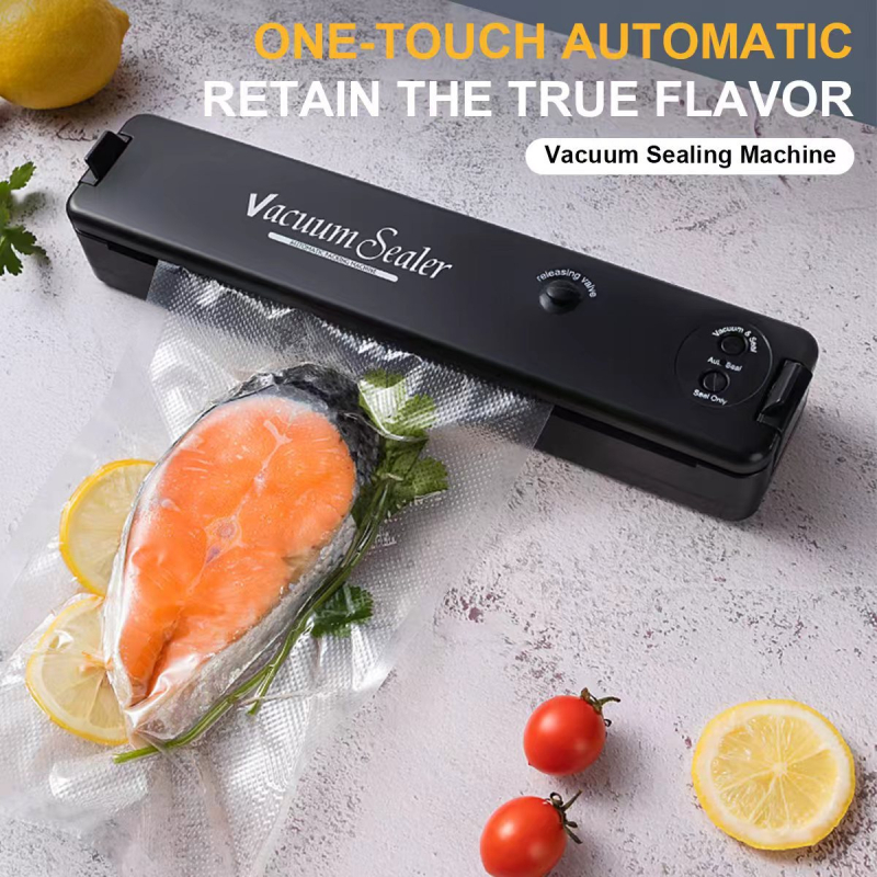 Kućni vakuumski stroj za zatvaranje hrane – Hy49, Xin hongyi; kapacitet 500-1000 ml; kućište ABS; izravno napajanje.