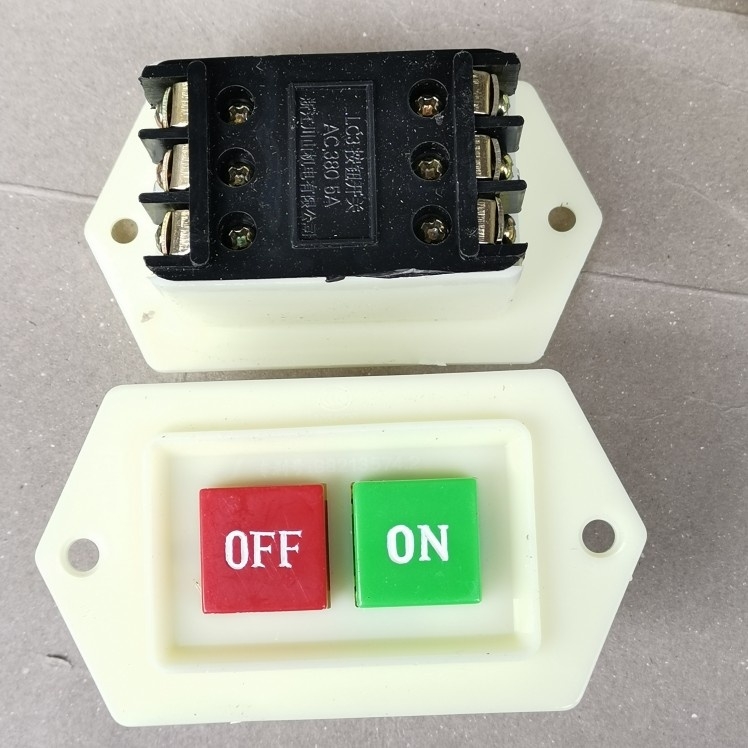 LC3 trofazni tipkački starter prekidač, 380V/220V, 10A