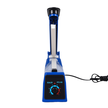 Baoying Machinery Ručni stroj za zatvaranje s plastičnim kućištem tipa 400 za hranu, ručno zatvaranje, bez automatizacije; debljina filma do 20 vodova s jedne strane; raspon temperature 1–8