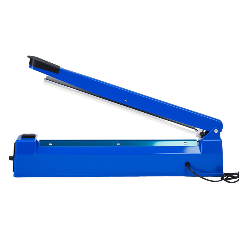 Baoying Machinery Ručni stroj za zatvaranje s plastičnim kućištem tipa 400 za hranu, ručno zatvaranje, bez automatizacije; debljina filma do 20 vodova s jedne strane; raspon temperature 1–8