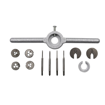 Σετ μίνι μετρικών κοχλιωμάτων με χειροκίνητο κλειδί για κοχλώσεις