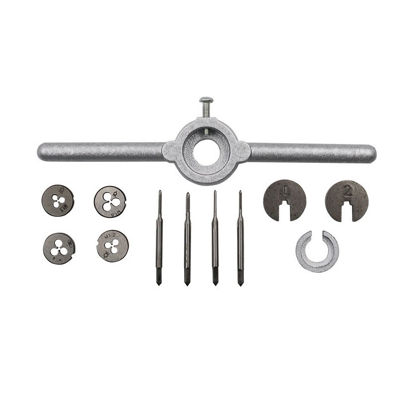 Σετ μίνι μετρικών κοχλιωμάτων με χειροκίνητο κλειδί για κοχλώσεις