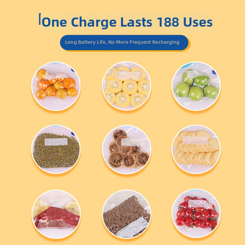 Prenosný mini vákuový zapečovač potravín JLB-K16, 3,7V, 3W