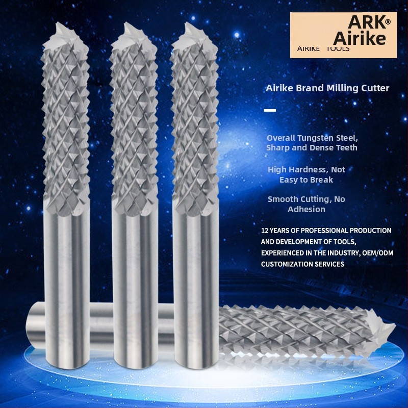 End mill za Bakelite/PCB/karbonsku ploču, kuglasti vrh Ø12 mm, promjer vretena Ø12 mm, kod D12x35x75L, za CNC-centar