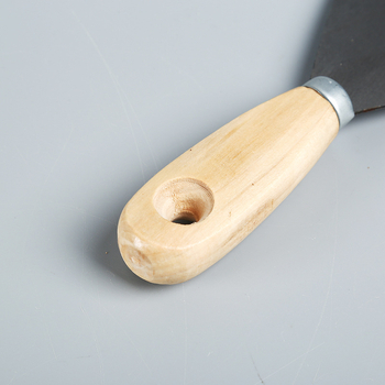 Cuțit de tencuială Jin Tao, mâner din lemn, lamă din oțel 45#, seria Blade, pentru tencuirea pereților