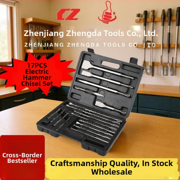 Elektromos ütvefúró és véső készlet betonhoz — szénacél fúrófejek, 2600 g, beton/fal/kő/talaj számára