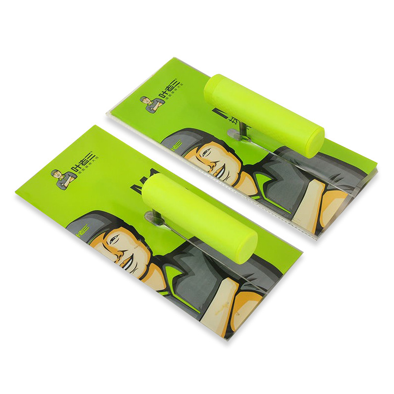 Cuțit plat pentru tencuială, marca Ye Lao San, bază din 65Mn, mâner din plastic, procesare personalizată, pentru decorarea clădirilor