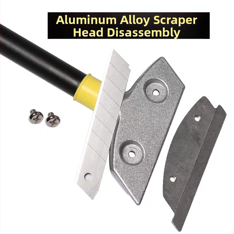 Werther racletă pentru curățarea plăcilor, cu lamă din oțel inoxidabil și mâner din oțel, pentru curățarea rosturilor