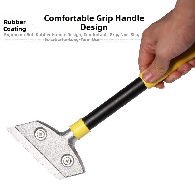 Werther racletă pentru curățarea plăcilor, cu lamă din oțel inoxidabil și mâner din oțel, pentru curățarea rosturilor