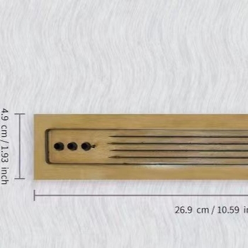 Kalup noža za kožni narukvicu s pet niti – DIY alat za kožu s drvenom pločom