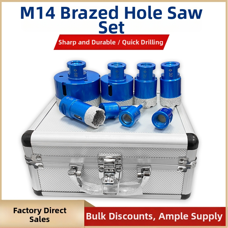 Wonderful Diamond M14 Brazed Diamond Set za bušenje rupa u pločicama i kamenu, Šifra 9527