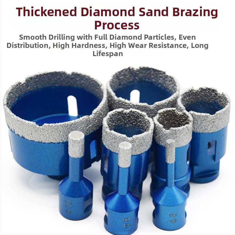 Wonderful Diamond M14 Brazed Diamond Set za bušenje rupa u pločicama i kamenu, Šifra 9527