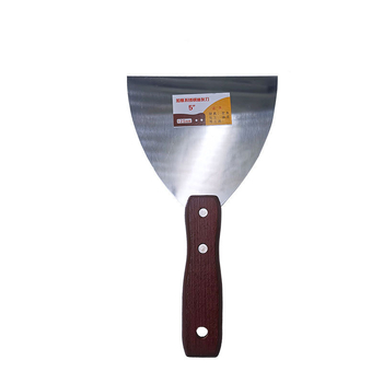 Špatula za žbukanje s debelom čepele, nehrđajući čelik, plastična drška, model Premium Long Handle Thick Putty Knife, za niveliranje zidova