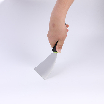 Nehrđajuća čelična špachtla za gletanje s dvobojnom plastičnom ručkom, mala spatula