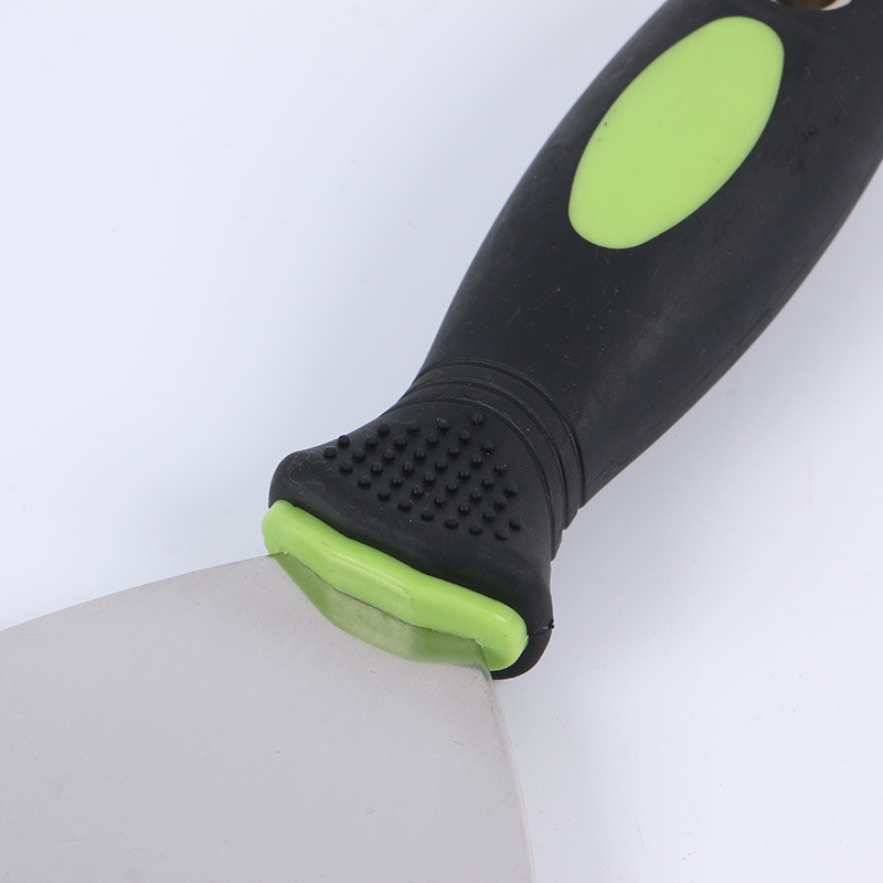 Nehrđajuća čelična špachtla za gletanje s dvobojnom plastičnom ručkom, mala spatula