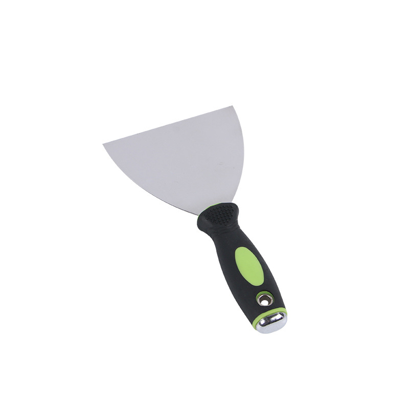 Nehrđajuća čelična špachtla za gletanje s dvobojnom plastičnom ručkom, mala spatula