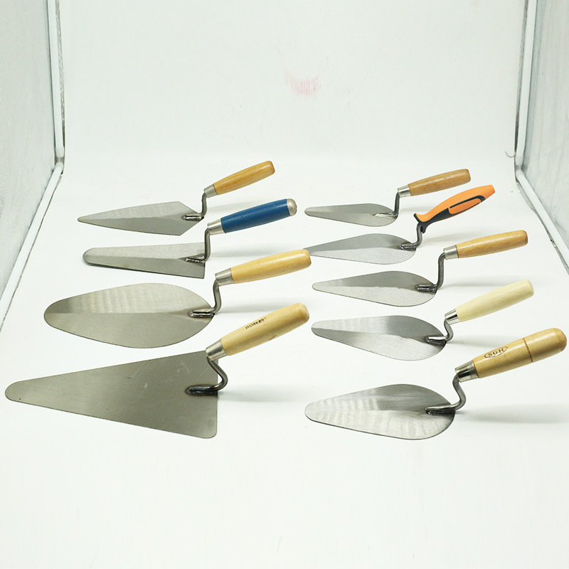 Špachtla za malteriranje – nehrđajući čelik, debela oštrica, višenamjenski scraper, model Bricklaying knife