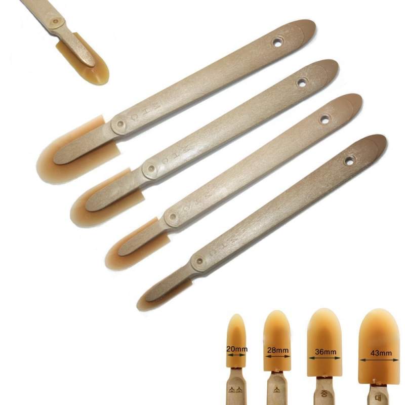 Četverodjelni set silikonskih alata za brtvljenje, s plastičnim škrabicama za vanjske zidove