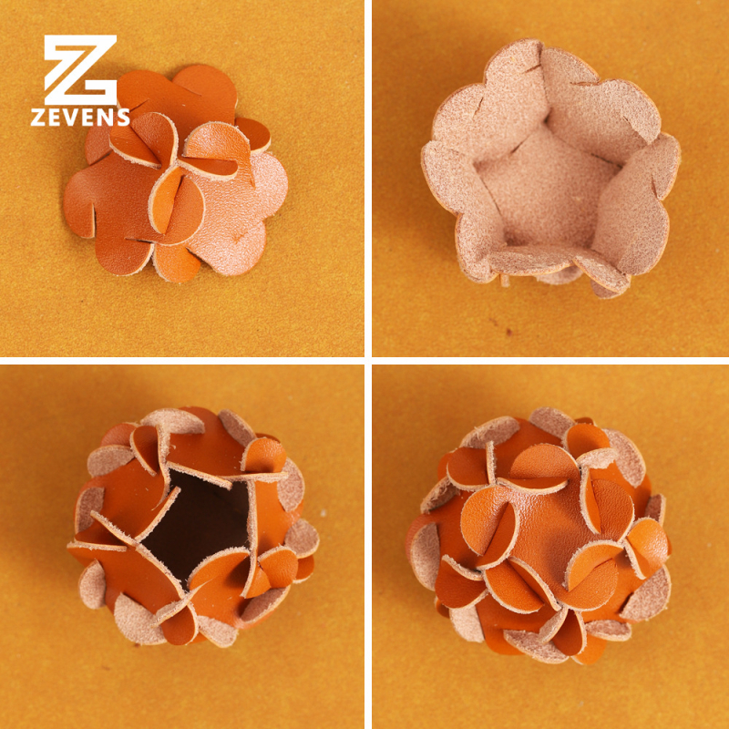 Kožna šablona noža za Hydrangea latice – DIY alat za kožu, bez rezanja