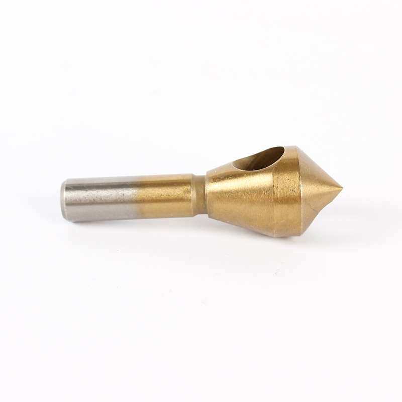 4-dijelni set alata za zaobljivanje rubova, jednostrani, 90° countersink bitovi, HSS s kobaltom, titan premaz