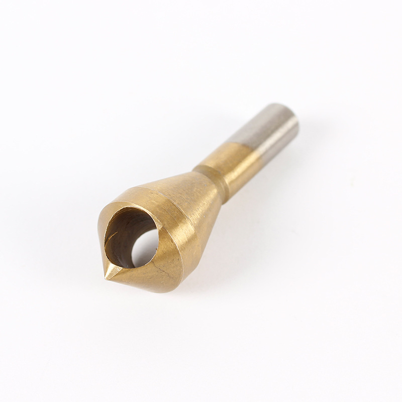 4-dijelni set alata za zaobljivanje rubova, jednostrani, 90° countersink bitovi, HSS s kobaltom, titan premaz