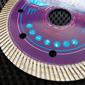Diamantski rezni disk za keramičku obradu, veza od metalnog legura, postupak sinteriranja, težina 0.1, prilagodljiva obrada