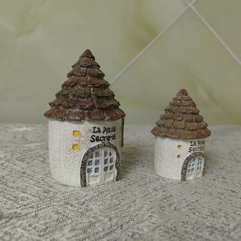 Kreativna mini kućica od smole za vanjsku baštu u japanskom stilu