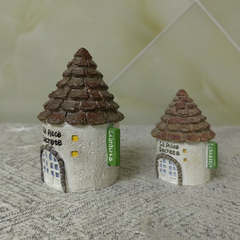 Kreativna mini kućica od smole za vanjsku baštu u japanskom stilu