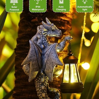 Lampa dinosaurus za vanjsku upotrebu – crtani stil, sintetička smola, šifra proizvoda Chandelier dragon, brend Hama