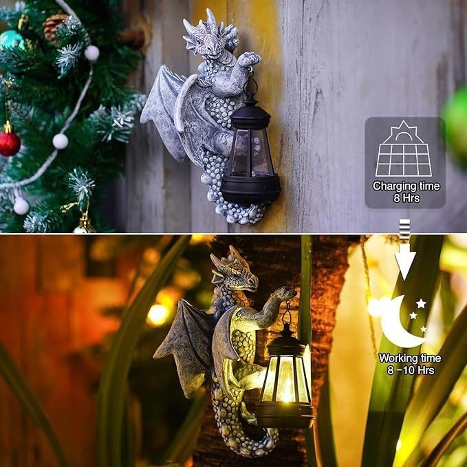 Lampa dinosaurus za vanjsku upotrebu – crtani stil, sintetička smola, šifra proizvoda Chandelier dragon, brend Hama