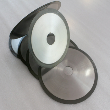 Disc de tăiere din rășină cu diamant pentru țevi din sticlă borosilikat înaltă, model 1A1R, granulație 150, material: rășină, duritate: 10