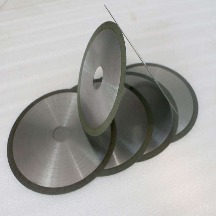 Disc de tăiere din rășină cu diamant pentru țevi din sticlă borosilikat înaltă, model 1A1R, granulație 150, material: rășină, duritate: 10